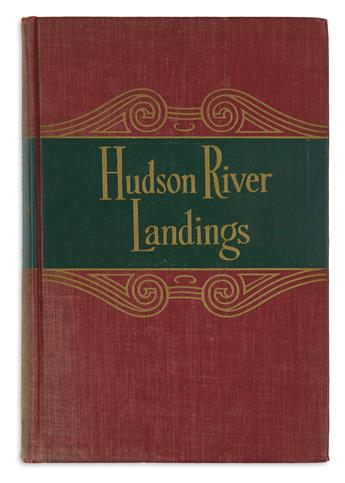 (ROOSEVELT, FRANKLIN D.) Wilstach, Paul. Hudson River Landings, signed by the president, with 5 other books.